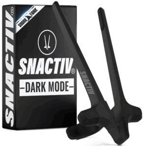 Snactiv Dark Mode finger chopsticks and packaging