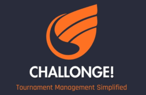 Challonge logo with tagline "Tournament Management Simplified"