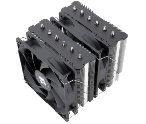 Thermalright Peerless Assassin 120 SE dual-fan CPU cooler with six heat pipes.