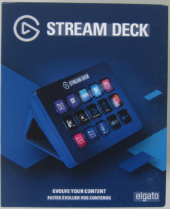 Elgato Stream Deck MK.2 retail box packaging with product image on the front.