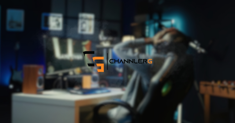 Blurred image of a frustrated gamer sitting at a gaming desk with their head in their hands, symbolizing creator burnout, streaming fatigue, and the emotional challenges of content creation.