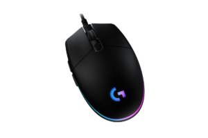 Logitech G203 wired gaming mouse with RGB lighting
