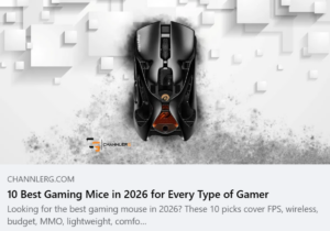Angry Miao gaming mouse featured in ChannlerG’s best gaming mice of 2026 guide