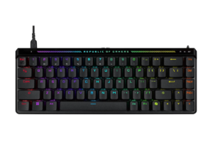 ASUS ROG Falchion Ace HFX compact RGB gaming keyboard with Hall Effect switches