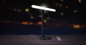 Logitech G Litra Beam LED streaming light on a dark gaming background