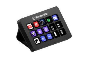 Elgato Stream Deck MK.2 with 15 customizable LCD buttons for streaming controls