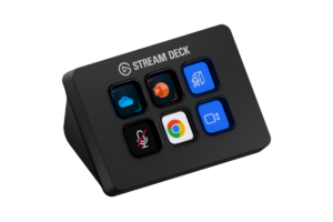 Elgato Stream Deck Mini with six customizable LCD macro keys