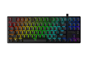 HyperX Alloy Origins Core TKL mechanical gaming keyboard with RGB backlighting