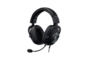 Logitech G PRO X wired gaming headset in black with detachable boom microphone
