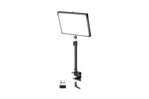 NEEWER 25W 12.9-inch streaming key light with adjustable desk clamp stand