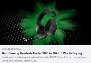 Turtle Beach gaming headset featured in a best gaming headsets under $100 in 2026 guide
