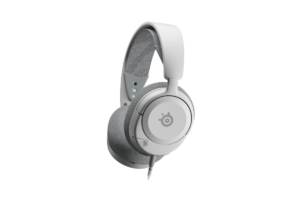 SteelSeries Arctis Nova 1 wired gaming headset in white and gray