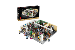 LEGO Ideas The Office set featuring the Dunder Mifflin office, characters, and minifigures